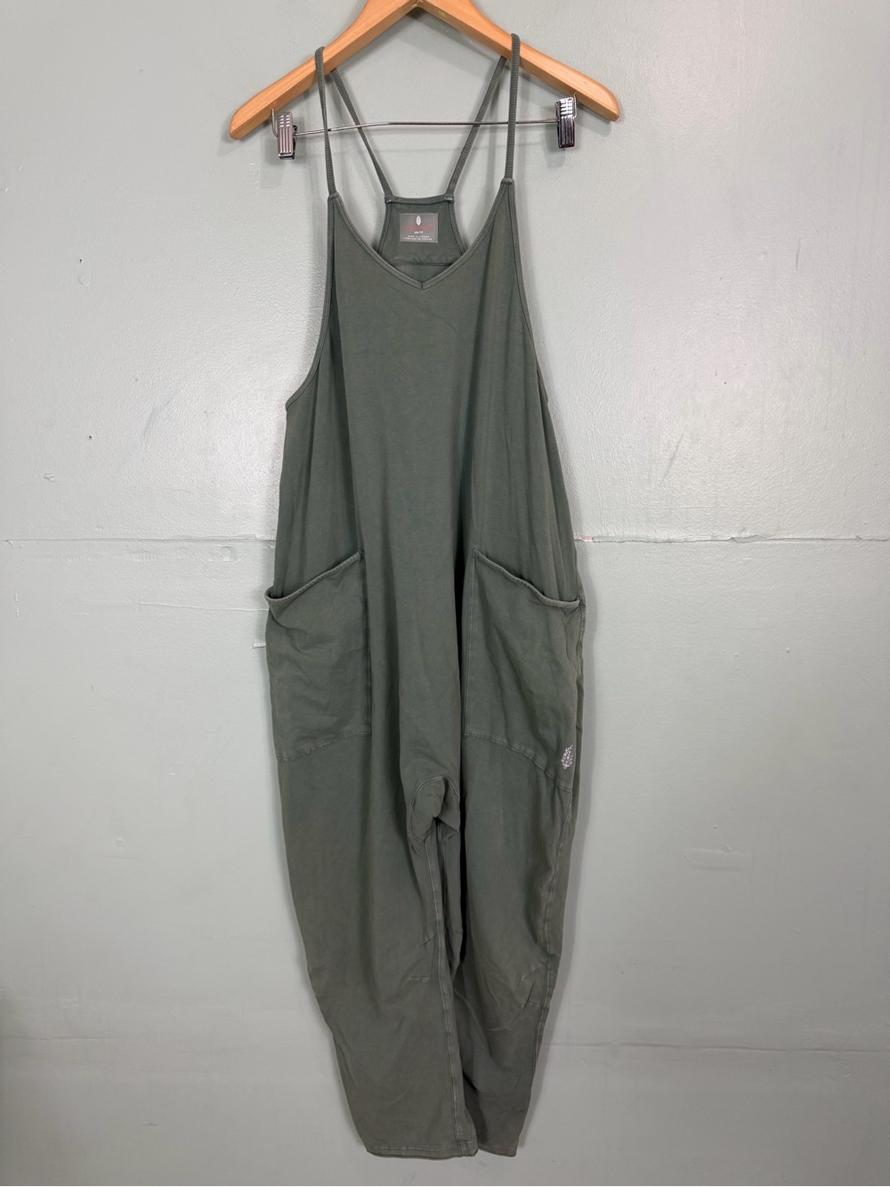 Free People Movement FP Hot Shot Onesie Sage Green Women Size XS One Piece - Picture 2 of 11